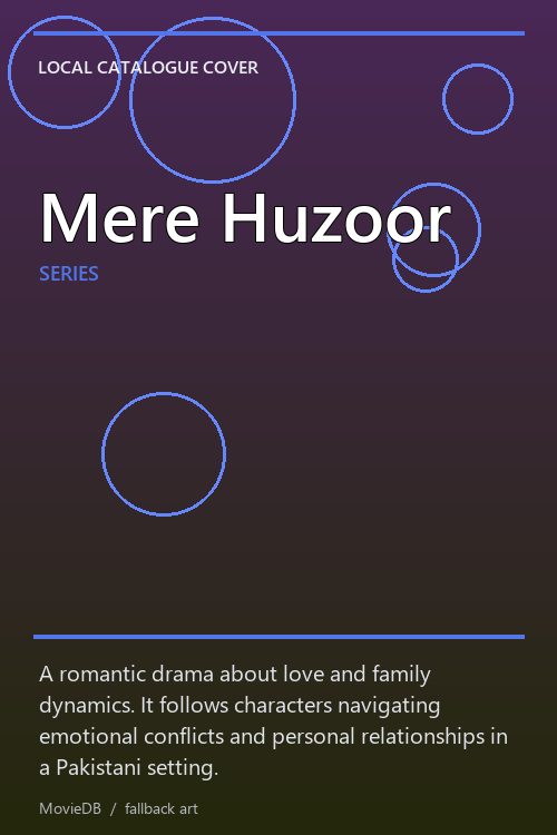 Mere Huzoor poster