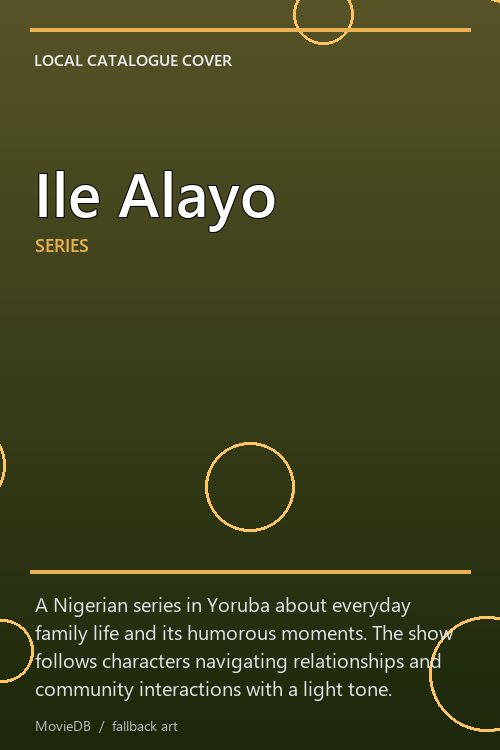 Ile Alayo poster