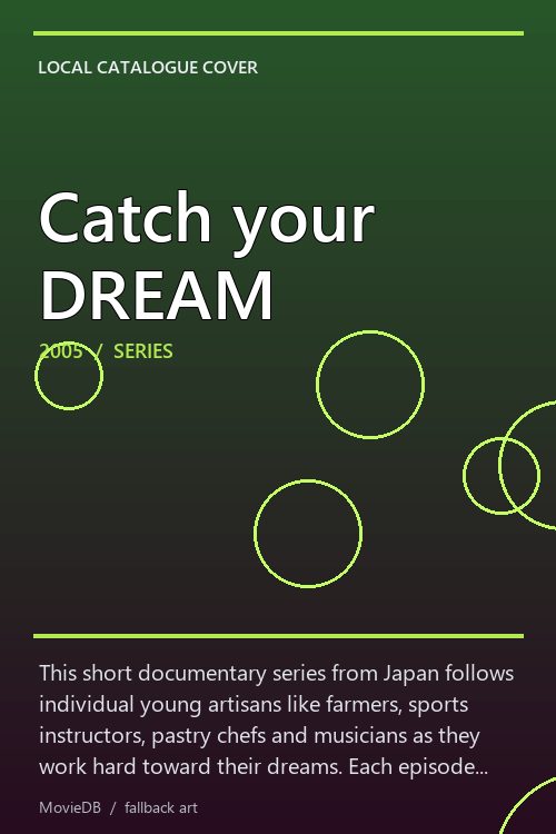 Catch your DREAM poster