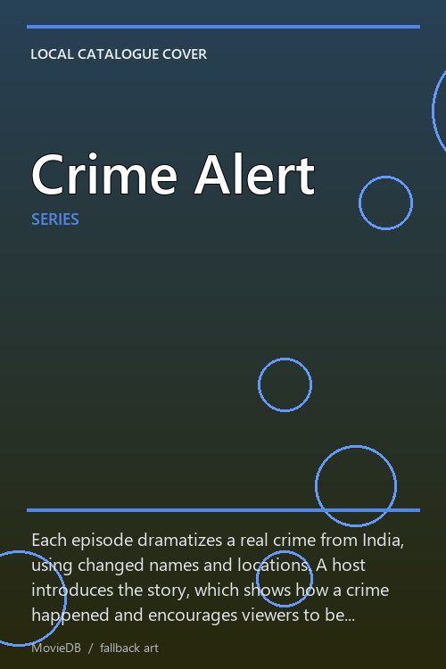 Crime Alert poster