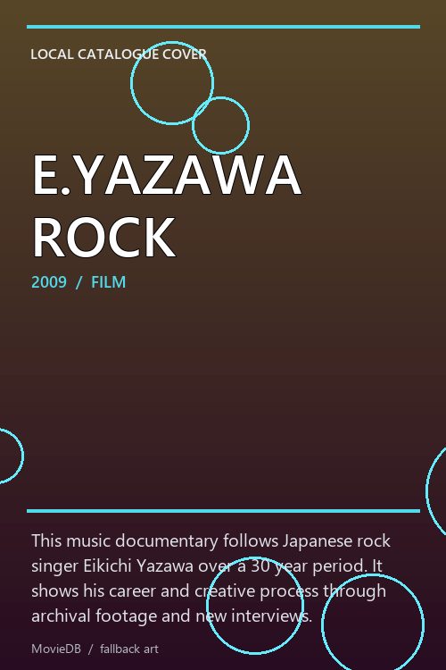 E.YAZAWA ROCK poster