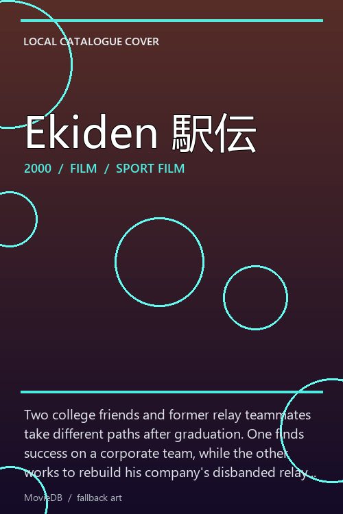Ekiden 駅伝 poster