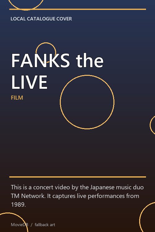 FANKS the LIVE poster