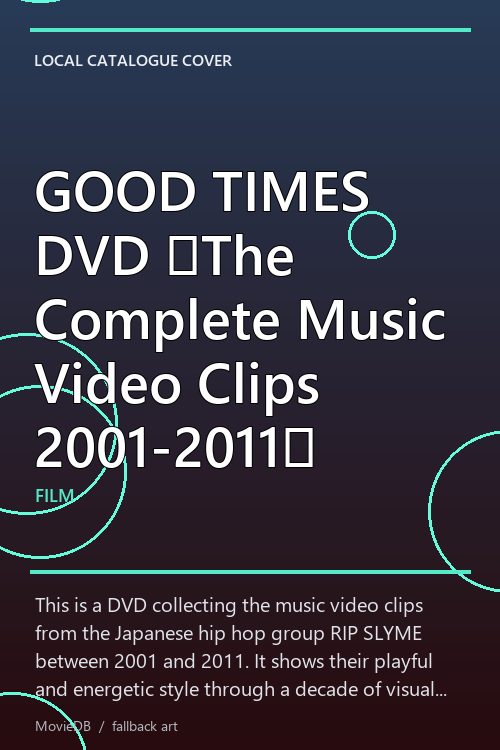 GOOD TIMES DVD 〜The Complete Music Video Clips 2001-2011〜 poster