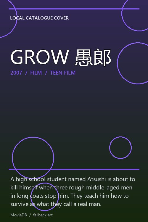 GROW 愚郎 poster