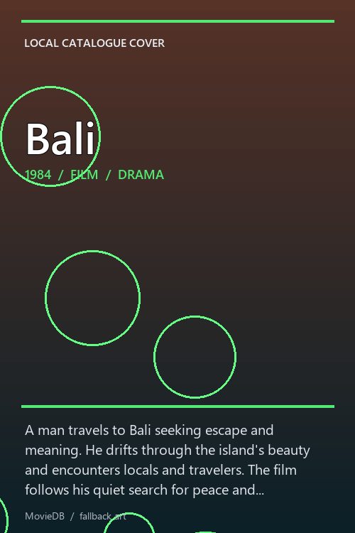 Bali poster
