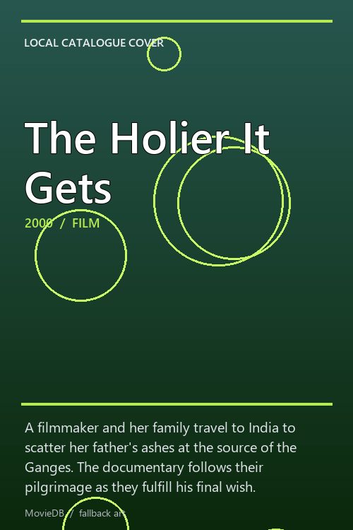 The Holier It Gets poster