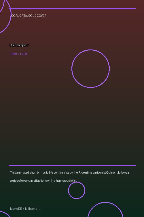 Quinoscopio 3 poster