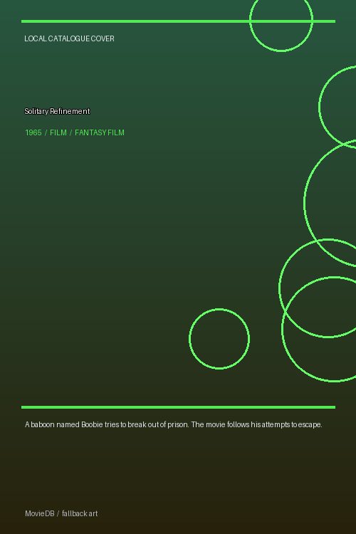 Solitary Refinement poster