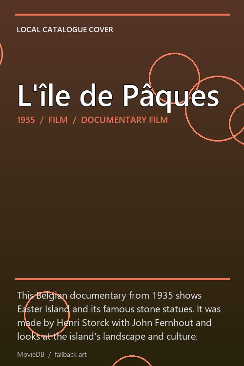 L'île de Pâques poster