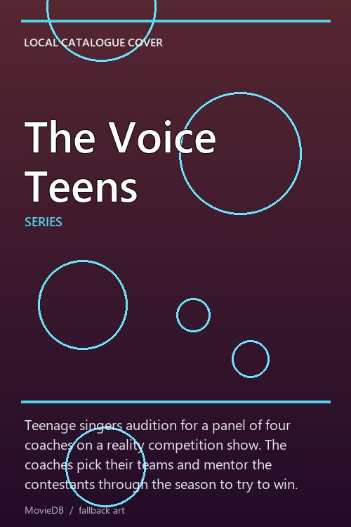 The Voice Teens poster