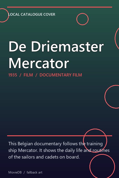 De Driemaster Mercator poster