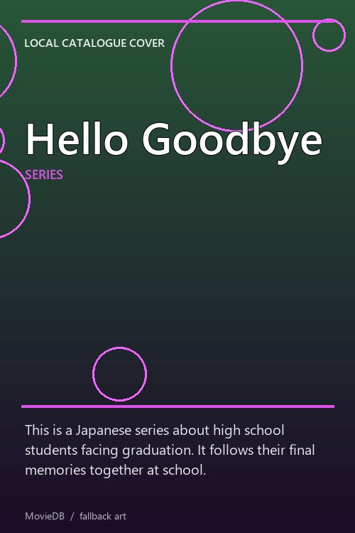 Hello Goodbye poster