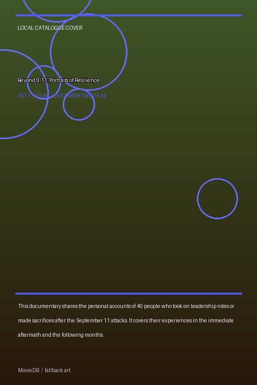 Beyond 9/11: Portraits of Resilience poster