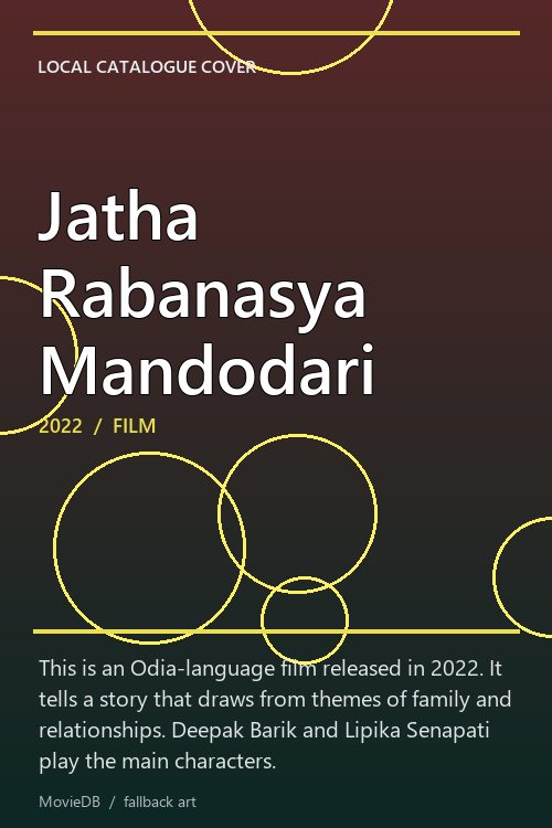 Jatha Rabanasya Mandodari poster