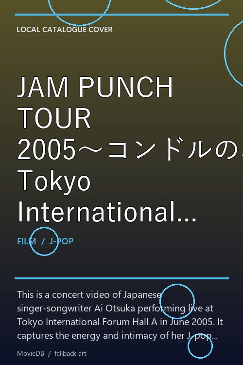 JAM PUNCH TOUR 2005〜コンドルのパンツがくいコンドル〜at Tokyo International Forum Hall A on 1st of June 2005 poster