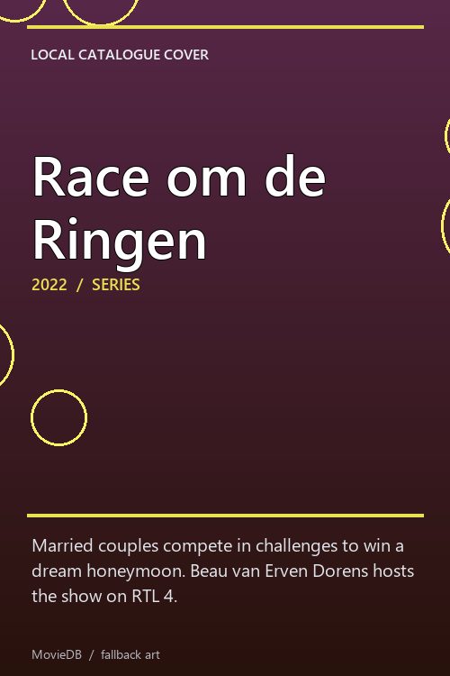 Race om de Ringen poster