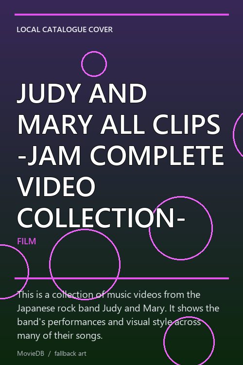 JUDY AND MARY ALL CLIPS -JAM COMPLETE VIDEO COLLECTION- poster