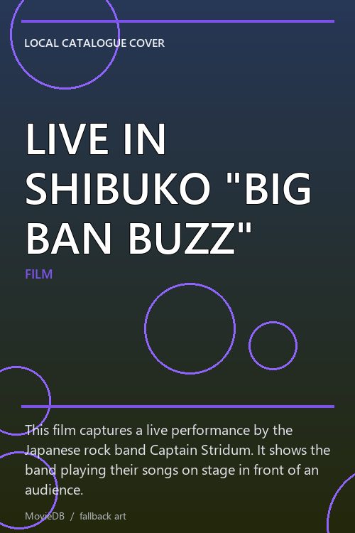 LIVE IN SHIBUKO "BIG BAN BUZZ" poster