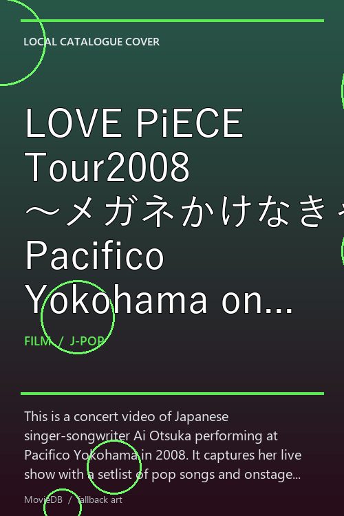 LOVE PiECE Tour2008 〜メガネかけなきゃユメがねぇ!〜at Pacifico Yokohama on 1st of May 2008 poster