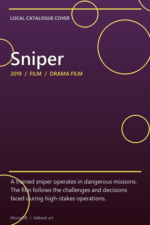 Sniper poster