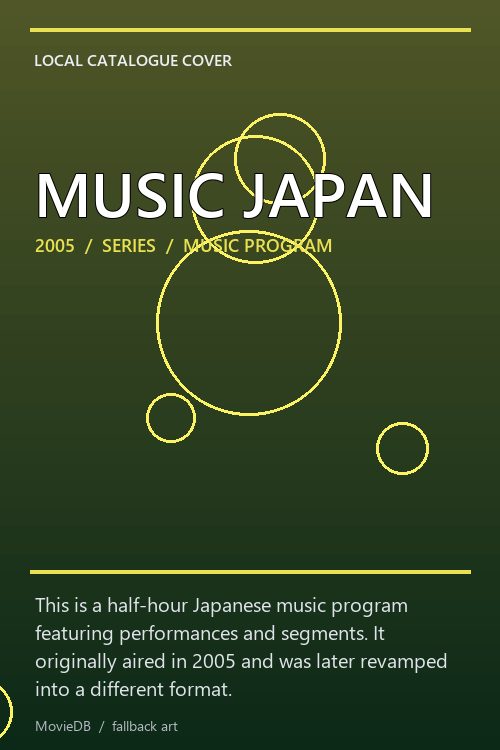 MUSIC JAPAN poster