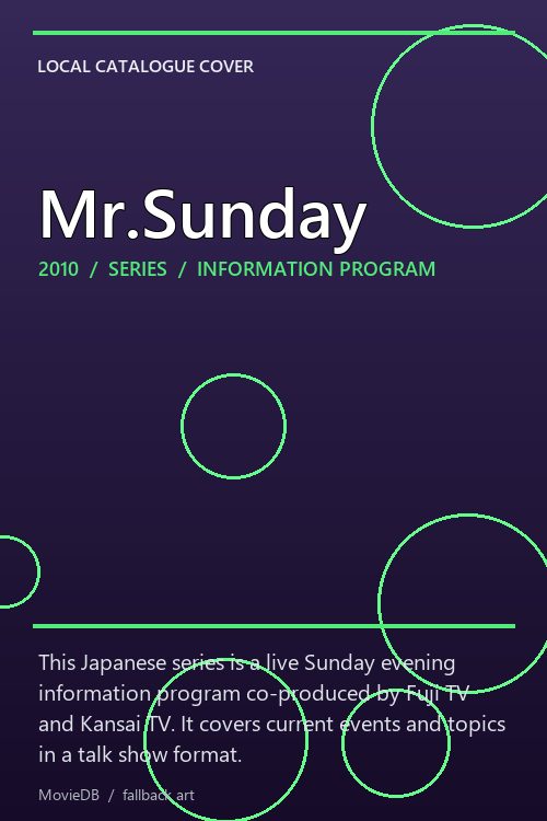 Mr.Sunday poster