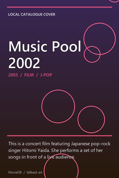 Music Pool 2002 poster