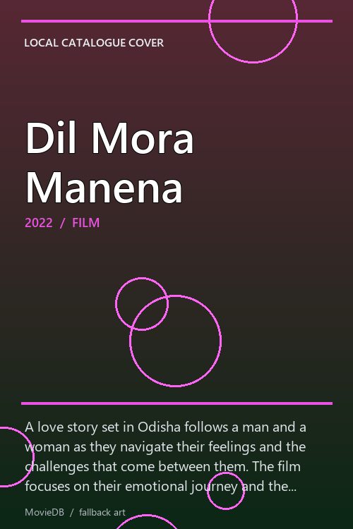 Dil Mora Manena poster