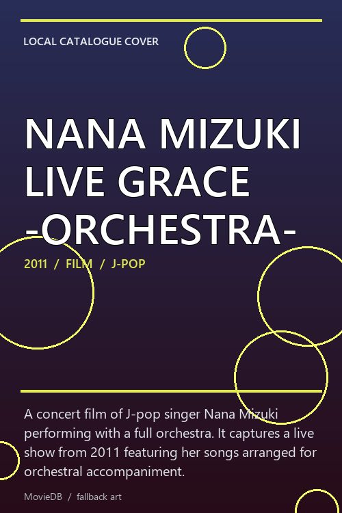 NANA MIZUKI LIVE GRACE -ORCHESTRA- poster