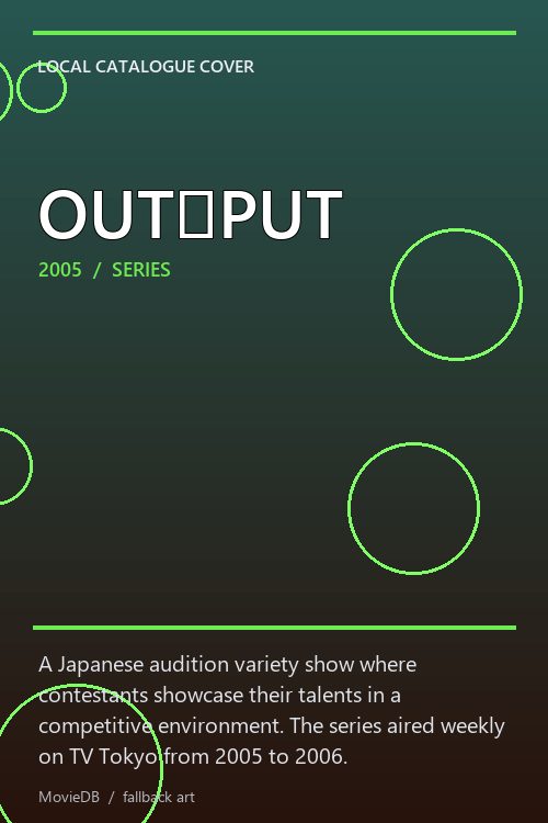 OUT★PUT poster