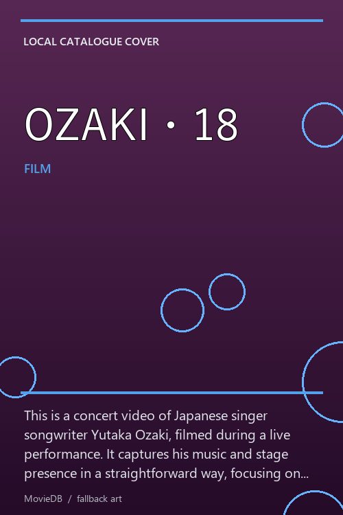 OZAKI・18 poster