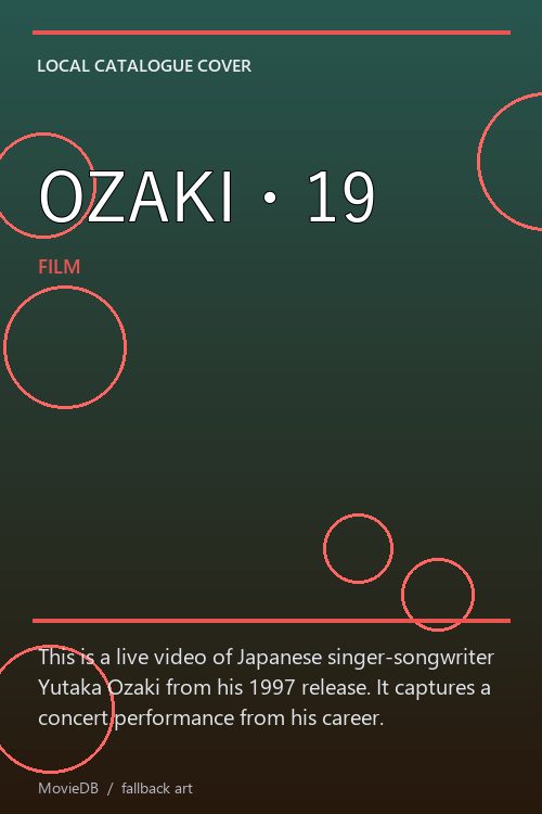 OZAKI・19 poster