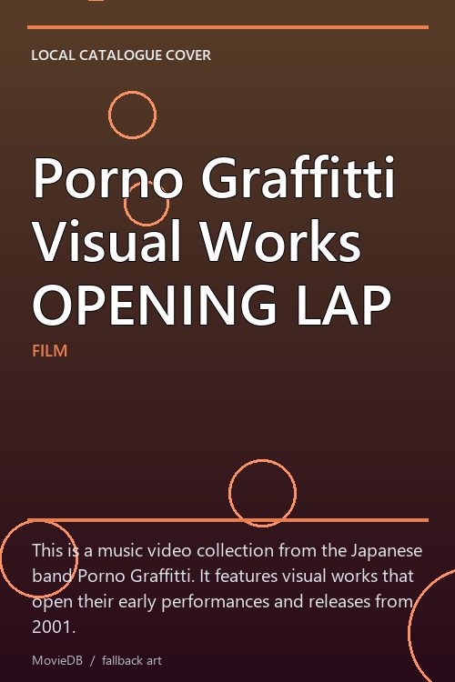Porno Graffitti Visual Works OPENING LAP poster