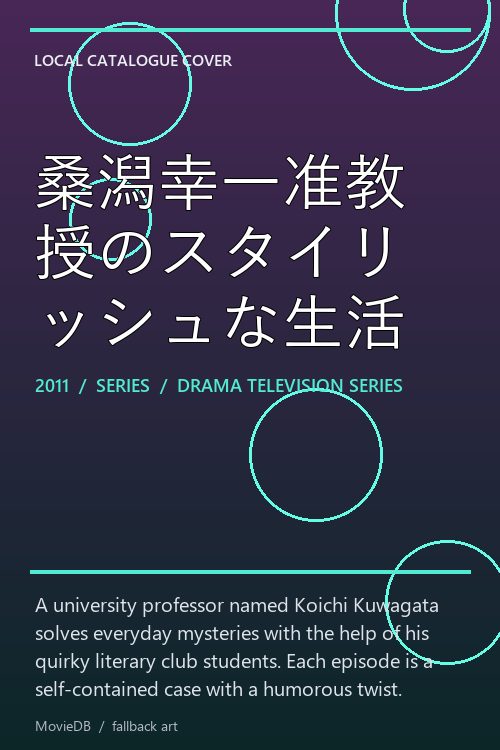 桑潟幸一准教授のスタイリッシュな生活 poster