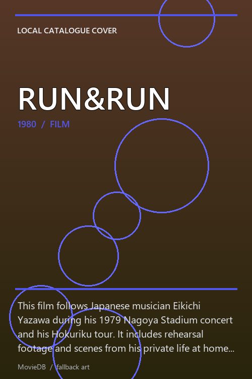 RUN&RUN poster