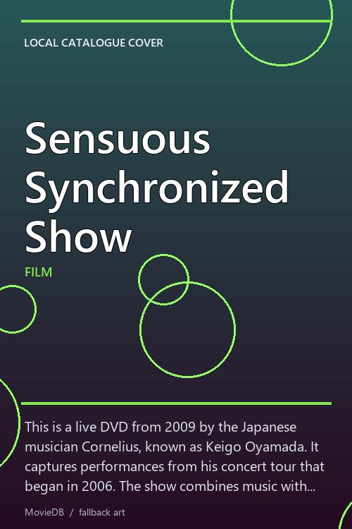Sensuous Synchronized Show poster