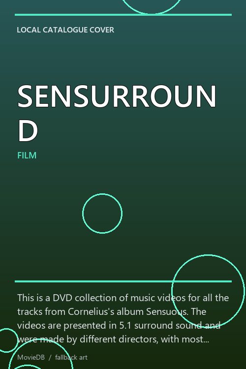 SENSURROUND poster