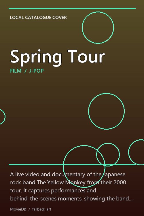 Spring Tour poster