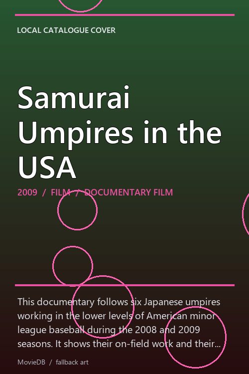 Samurai Umpires in the USA poster