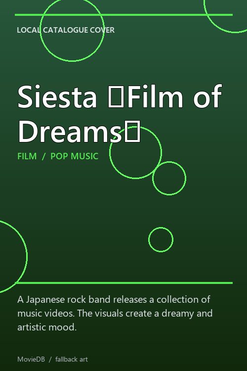 Siesta 〜Film of Dreams〜 poster