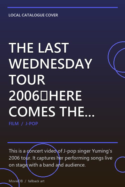 THE LAST WEDNESDAY TOUR 2006〜HERE COMES THE WAVE〜 poster