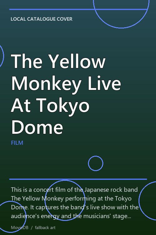 The Yellow Monkey Live At Tokyo Dome poster