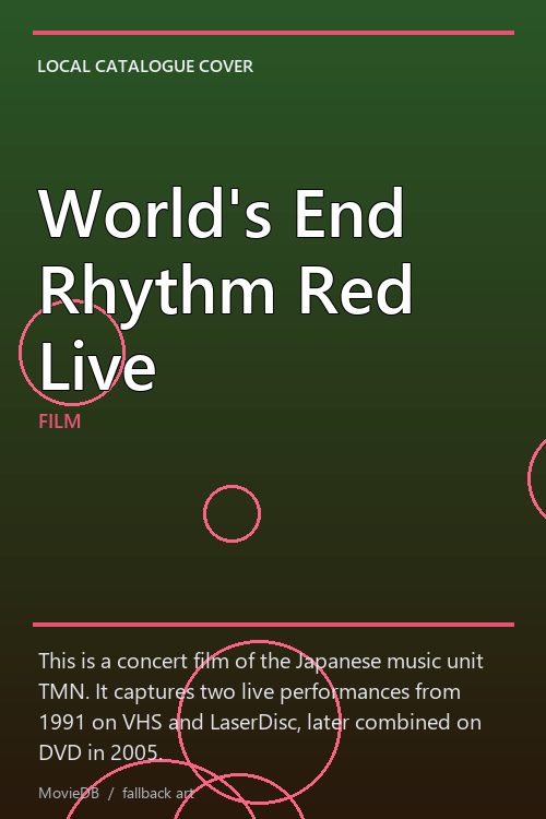 World's End Rhythm Red Live poster