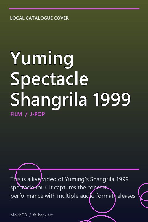 Yuming Spectacle Shangrila 1999 poster
