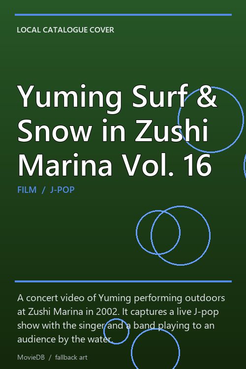 Yuming Surf & Snow in Zushi Marina Vol. 16 poster