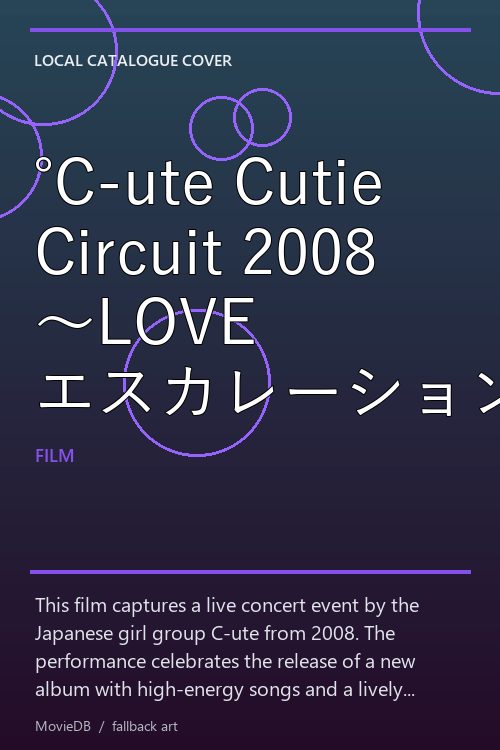 ℃-ute Cutie Circuit 2008 〜LOVE エスカレーション!〜 poster