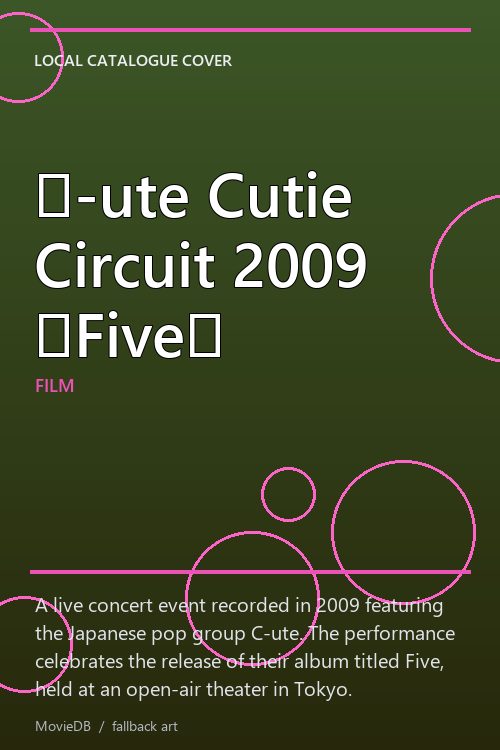℃-ute Cutie Circuit 2009 〜Five〜 poster