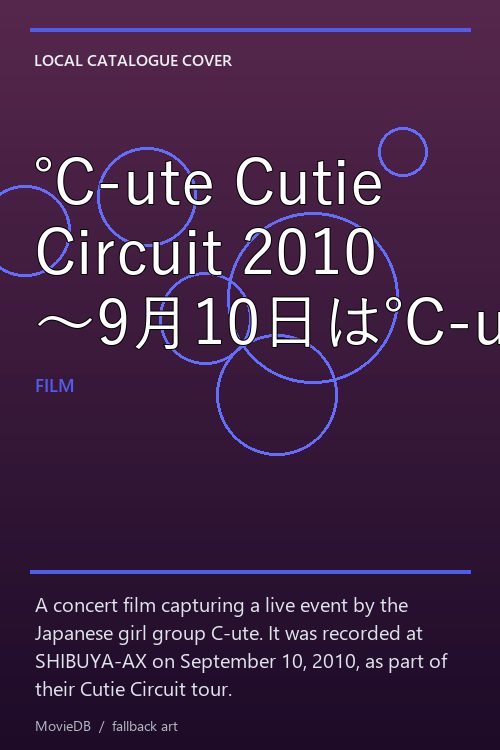 ℃-ute Cutie Circuit 2010 〜9月10日は℃-uteの日〜 poster