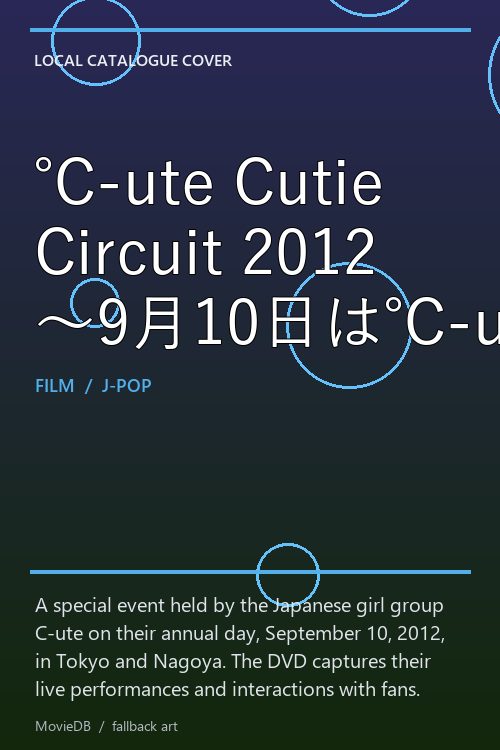 ℃-ute Cutie Circuit 2012 〜9月10日は℃-uteの日〜 poster